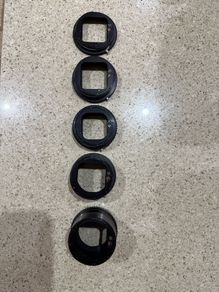 Complete set of Hasselblad CF extension tubes
