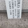 advertising builders sign cork ,hard plastic on plaster board, buyer collects or pays postage thank you Image 2