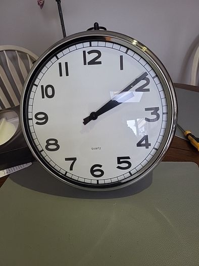 Clock wall type large