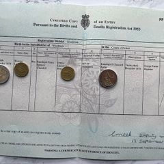 Winston Churchill - Birth Certificate