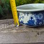 Blue and White Ceramic Chamber pot with handle Image 8