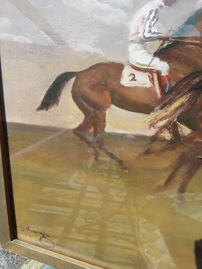 Antiques horse racing print