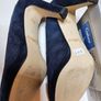 Gabor Gab270 Court Shoe - Navy Suede RRP 80 Euro Soft & Smart UK 5  & UK 4.5 New & Boxed Image 2