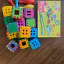 Waffle blocks + bowling pin and ball set + golf set Image 8