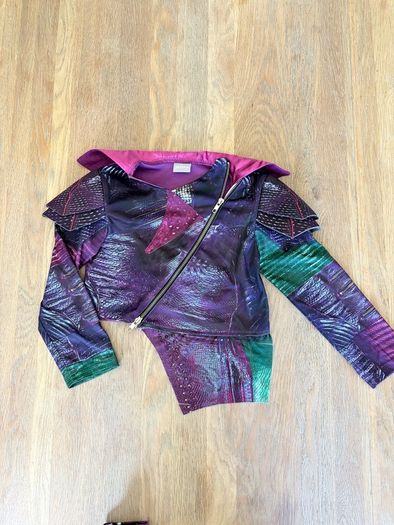 Girls Disney Descendants Mal fancy dress costume