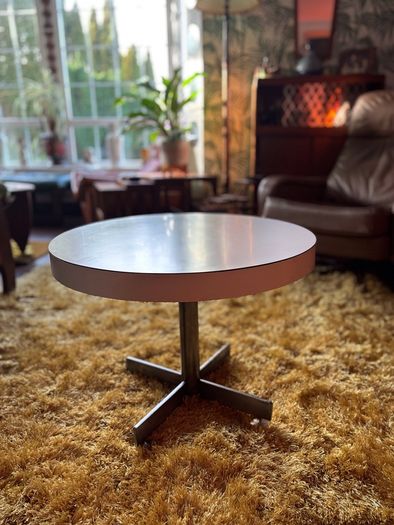Mid Century circular side table