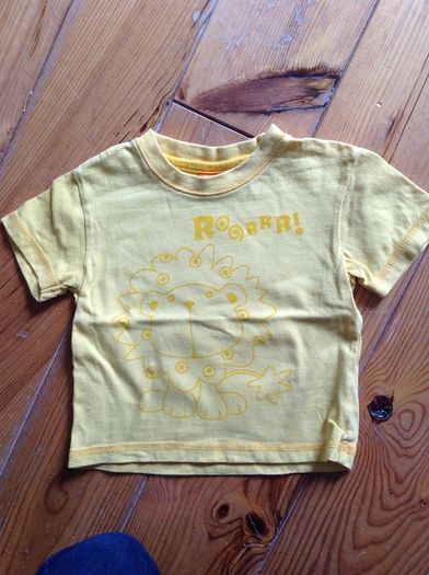 Mini Mode Yellow Lion Teeshirt Age1-1.5