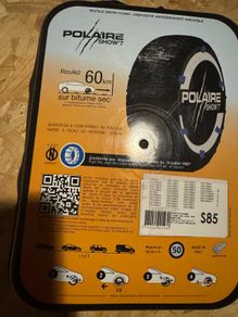 Textile Car Wheel Chains For Snow & Ice (used once only for few meters)
