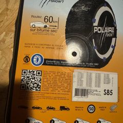 Textile Car Wheel Chains For Snow & Ice (used once only for few meters)