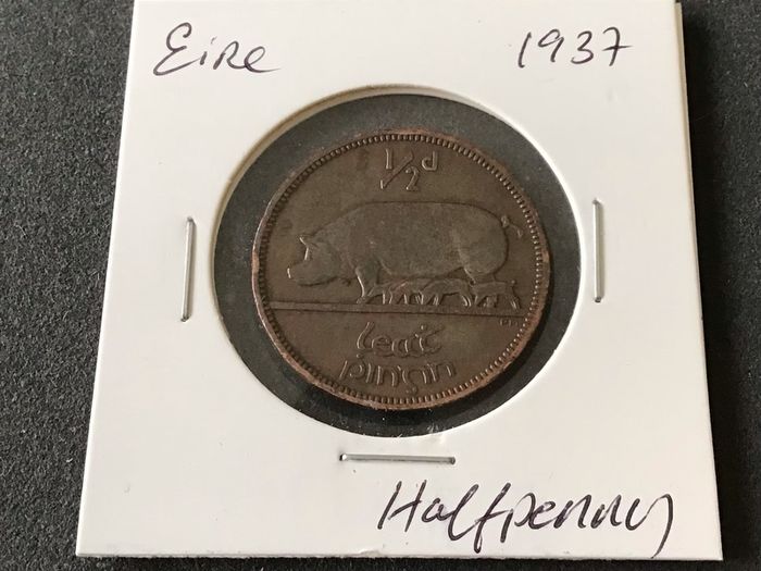 Ireland 1937 Halfpenny