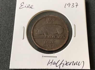 Ireland 1937 Halfpenny