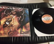 Blackwych Out of control Irish press lp