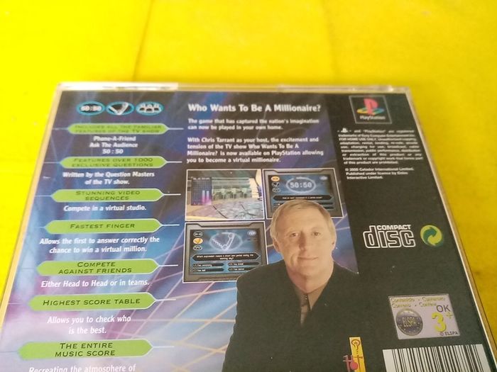 Who Wants to be a Millionaire? PlayStation 1 Ps1 Games PlayStation 2 Ps2 Games Original
