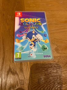 Sonic Colours Ultimate Switch (like new)