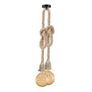 New Vintage E27 Jute rope lamp holder ceiling light 2 metre Image 5