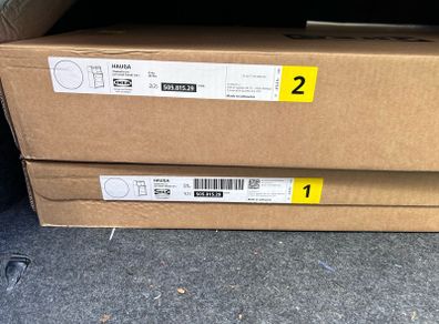 Ikea hauga 3 drawers with shelf