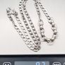 925 Silver Chunky Beaded Link Chain Image 8