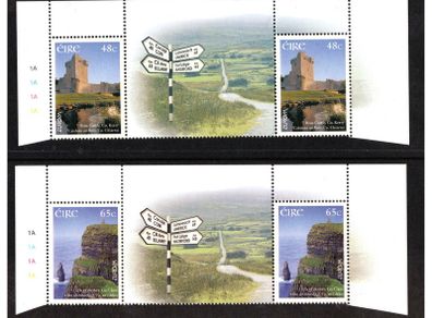 2004 Ireland Europa Gutter Pairs Commemorative Stamps Mint Never Hinged (MNH)