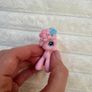 My Little Pony Pinkie Pie With Removable Hair approx. 5 cm. from Ferris Wheel set Used Please see photos Image 4