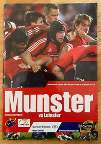 2009 Munster v Leinster - Magners League Programme