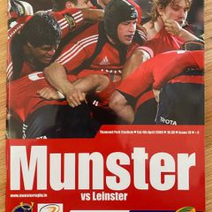 2009 Munster v Leinster - Magners League Programme