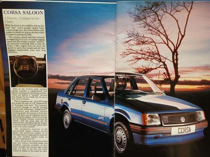 Opel 1988 brochure