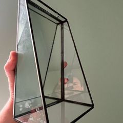 Lene Bjerre Glass Mirror Display Photo Frame Shelf with Mirror