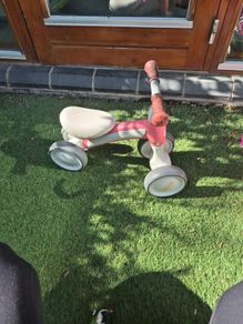 pink tricycle