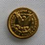 US Miniature 24K Gold Plated Token Image 4