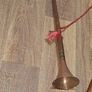 Large Vintage Copper and Brass Horn or Straight Hunting Horn, Postage available or Collection Image 2
