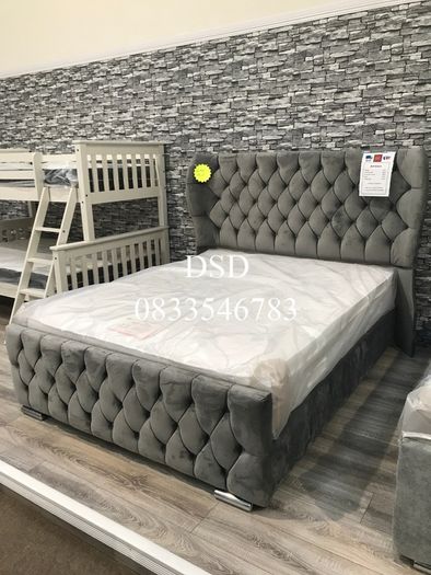 Oxford Wingback Double Bed