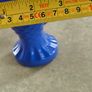 VINTAGE Fish carafe 500 ml blue / vase PRL Fish stained glass Image 3