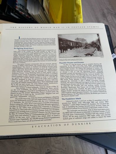 The History of World War II in post stamps