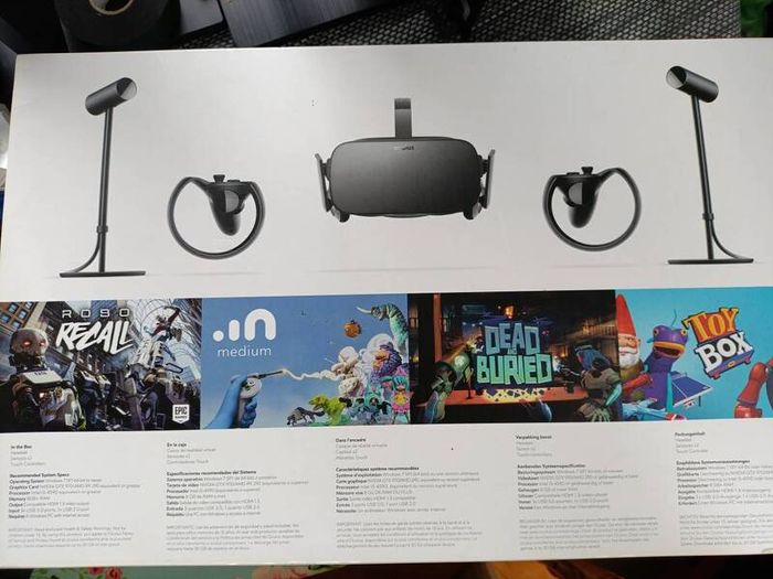Oculus Rift VR headset + VR gunstock