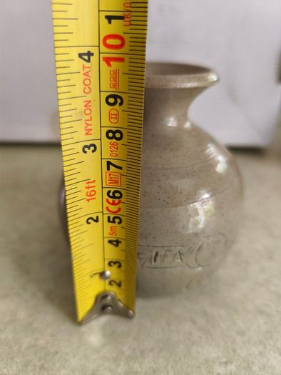 Vintage Small Bud Vase Pottery Singed  Duo