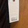 Tags on black mesh dress in black and nude underlay uk14 Image 4