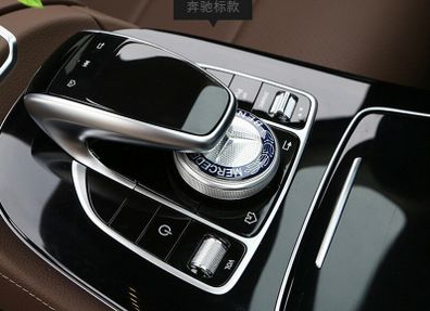 52mm Multimedia Control Button Knob Emblem Sticker Badge Logo for Mercedes Benz  Merc