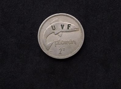 Ireland : 1962 Florin Stamped UVF