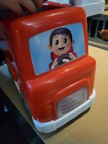 Toy Chuck Bus with accessories