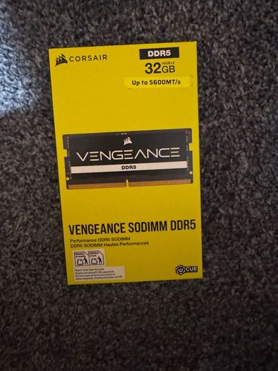 Brand New Corsair Vengeance DDR5 SODIMM 32GB (x16GB)