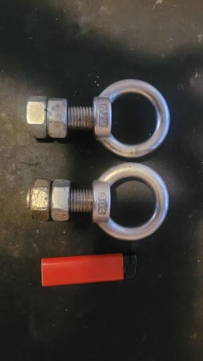 Tow m20 bolts jeep truck stainless