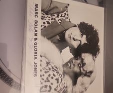 Marc Boland and Gloria Jones signed picture