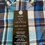 BNWT S/S Check Cotton Blend, size L Image 2
