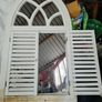 garden window with mirror & shutters Image 3