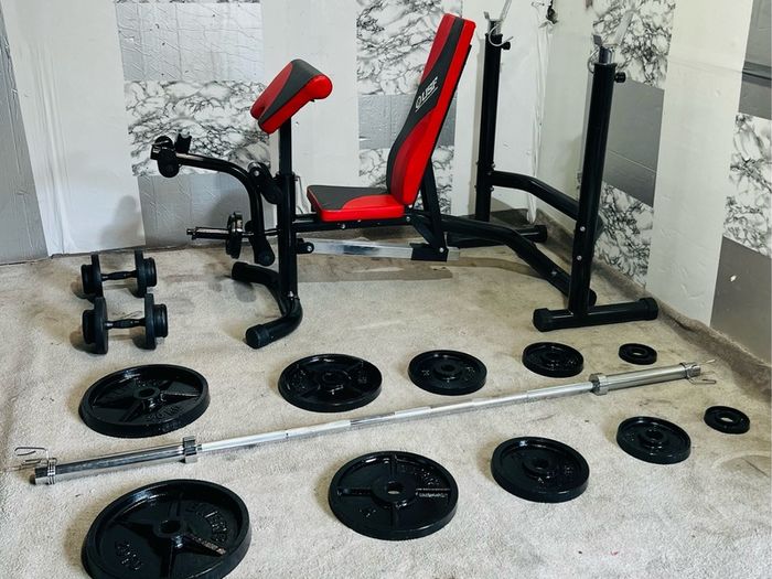 Usf Olympic Weight Becnch Weight Barbell Dumbbells