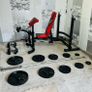 Usf Olympic Weight Becnch Weight Barbell Dumbbells Image 6