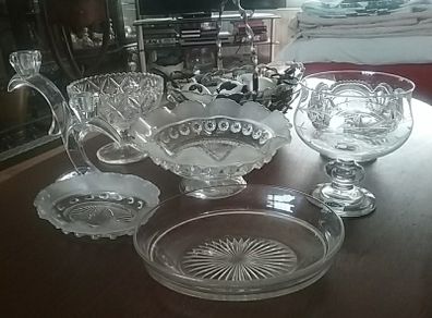 Collection of Vintage Glassware