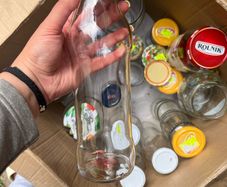Glass jars