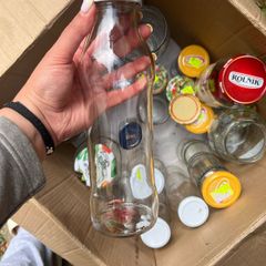 Glass jars