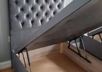 ottoman lift up bed frame and headboard